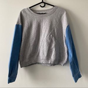 Guess Grey and Jean Sleeved Long Sleeve